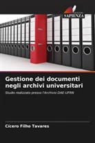 Cícero Filho Tavares - Gestione dei documenti negli archivi universitari