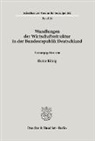 Heinz König - Wandlungen der Wirtschaftsstruktur in der Bundesrepublik Deutschland