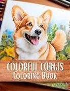Upgraded Books - Colorful Corgis Coloring Book