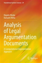 Hayato Hirata, Katsumi Nitta - Analysis of Legal Argumentation Documents