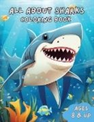 Brad Carney - All About Sharks Coloring Book