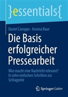 Annina Baur, Daniel Caroppo - Die Basis erfolgreicher Pressearbeit