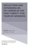 Andrew C. Corbett, Andrew C. (Babson College Corbett, Jerome A. Katz, Jerome A. (Saint Louis University Katz - Reflections and Extensions on Key Papers of the First Twenty-Five Years of Advances