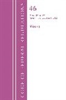 Office Of The Federal Register, Office Of The Federal Register (U S, Office Of The Federal Register (U.S.) - Code of Federal Regulations, Title 46 Shipping 156 165, Revised As