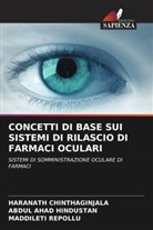 Haranath Chinthaginjala, Abdul Ahad Hindustan, MADDILETI REPOLLU - CONCETTI DI BASE SUI SISTEMI DI RILASCIO DI FARMACI OCULARI