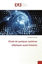 Kheireddine Biroud - Étude de quelques systèmes elliptiques quasi-linéaires