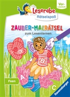 Melinda Ronto, Lucie Göpfert, Heribert Schulmeyer - Leserabe Rätselspaß - Zauber-Malrätsel zum Lesenlernen: Feen (Vor-Lesestufe)