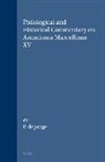 P. De Jonge - Philological and Historical Commentary on Ammianus Marcellinus XV