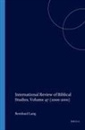 Bernhard Lang - International Review of Biblical Studies, Volume 47 (2000-2001)