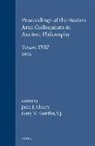 John J Cleary, John J. Cleary, Gary Gurtler - Proceedings of the Boston Area Colloquium in Ancient Philosophy