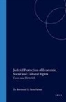 Bertie G Ramcharan, Bertie G. Ramcharan - Judicial Protection of Economic, Social and Cultural Rights