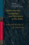 John Emerton, Graham Davies, Robert Patterson Gordon - Studies on the Language and Literature of the Bible