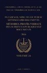 Intl Tribunal for the Law of the Sea, Intl. Tribunal for the Law of the Sea - Pleadings, Minutes of Public Sittings and Documents / Mémoires, Procès-Verbaux Des Audiences Publiques Et Documents, Volume 21 (2014)