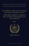 Intl Tribunal for the Law of the Sea, Intl. Tribunal for the Law of the Sea - Pleadings, Minutes of Public Sittings and Documents / Mémoires, Procès-Verbaux Des Audiences Publiques Et Documents, Volume 16 (2011)