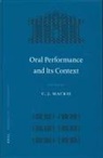 Chris MacKie - Oral Performance and Its Context