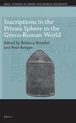 Rebecca Benefiel, Peter Keegan - Inscriptions in the Private Sphere in the Greco-Roman World