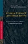 Avi Hurvitz - A Concise Lexicon of Late Biblical Hebrew