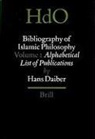 H. Daiber, Hans Daiber - Bibliography of Islamic Philosophy: Alphabetical List of Publications