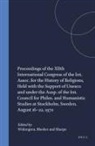 Bleeker, Sharpe, Widengren - Proceedings of the Xiith International Congress of the Int. Assoc. for the History of Religions, Held with the Support of UNESCO and Under the Ausp. of the Int. Council for Philos. and Humanistic Studies at Stockholm, Sweden, August 16-22, 1970