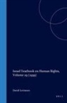 Yoram Dinstein, Fania Domb - Israel Yearbook on Human Rights, Volume 29 (1999)