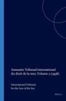 International Tribunal for the Law of th - Annuaire Tribunal International Du Droit de la Mer, Volume 2 (1998)