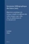 CLERC, Leclant - Inventaire Bibliographique Des Isiaca (Ibis)