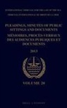 Intl Tribunal for the Law of the Sea, Intl Tribunalforthelawofthesea - Pleadings, Minutes of Public Sittings and Documents / Mémoires, Procès-Verbaux Des Audiences Publiques Et Documents, Volume 20