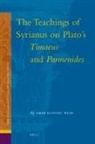 Sarah Klitenic Wear - The Teachings of Syrianus on Plato's Timaeus and Parmenides