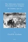 Cecil H Uyehara, Cecil H. Uyehara - The Subversive Activities Prevention Law of Japan