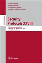 Jonathan Anderson, Bruce Christianson, Bruce Christianson et al, Vashek Matyá¿, Vaclav Matyas, Vashek Matyás... - Security Protocols XXVIII