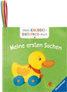 Meike Teichmann - Mein Knuddel-Knautsch-Buch: Meine ersten Sachen; weiches Stoffbuch, waschbares Badebuch, Babyspielzeug ab 6 Monate