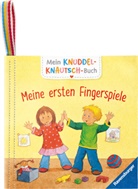 Kerstin M. Schuld - Mein Knuddel-Knautsch-Buch: Meine ersten Fingerspiele; weiches Stoffbuch, waschbares Badebuch, Babyspielzeug ab 6 Monate
