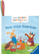 Kerstin M. Schuld - Mein Knuddel-Knautsch-Buch: Meine ersten Kinderlieder; weiches Stoffbuch, waschbares Badebuch, Babyspielzeug ab 6 Monate
