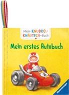 Stephan Baumann - Mein Knuddel-Knautsch-Buch: Mein erstes Autobuch; weiches Stoffbuch, waschbares Badebuch, Babyspielzeug ab 6 Monate