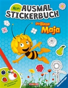 Studio 100 Media GmbH - Mein Ausmalstickerbuch: Die Biene Maja