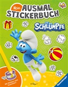 Imps, Studio 100 Media GmbH - Mein Ausmalstickerbuch: Die Schlümpfe