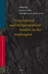 Johann Cook, Hermann-Josef Stipp - Text-Critical and Hermeneutical Studies in the Septuagint