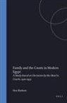 Ron Shaham - Family and the Courts in Modern Egypt