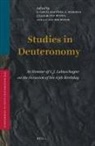 F. García Martínez, A. Hilhorst, J T A G M van Ruiten, J. T. A. G. M. van Ruiten, A S van der Woude - Studies in Deuteronomy