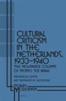 Jacob Boas - Cultural Criticism in the Netherlands, 1933-1940