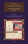 Gerrit Bos - Maimonides, on the Regimen of Health