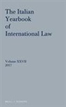 Francesco Francioni, Riccardo Pavoni, Natalino Ronzitti, Giorgio Sacerdoti - Italian Yearbook of International Law 27 (2017)