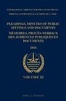 Intl Tribunal for the Law of the Sea - Pleadings, Minutes of Public Sittings and Documents / Mémoires, Procès-Verbaux Des Audiences Publiques Et Documents, Volume 25 (2016)