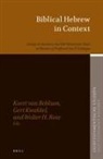 Koert van Bekkum, Gert Kwakkel, Wolter H Rose, Wolter H. Rose - Biblical Hebrew in Context