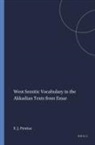 Eugen J Pentiuc, Eugen J. Pentiuc - West Semitic Vocabulary in the Akkadian Texts from Emar