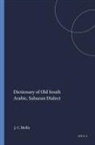 Joan Copeland Biella - Dictionary of Old South Arabic, Sabaean Dialect