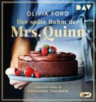 Olivia Ford, Katharina Thalbach - Der späte Ruhm der Mrs. Quinn, 2 Audio-CD, 2 MP3 (Hörbuch)