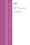 Office Of The Federal Register,  Office Of The Federal Register (U S,  Office of the Federal Register (U S ),  Office Of The Federal Register (U.S.) - Code of Federal Regulations, Title 49 Transportation 1 99, Revised - As of October 1, 202