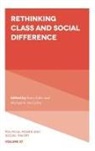 Michael A. McCarthy, Barry Eidlin, Michael McCarthy, Michael A. McCarthy - Rethinking Class and Social Difference