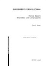 Sarah Keller - Experiment versus Dogma